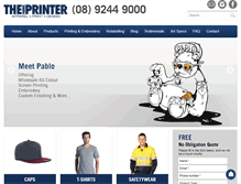 Tablet Screenshot of fabricprinter.com.au